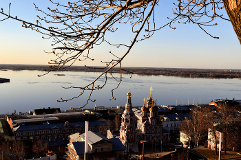 Нижегородский апрель / Нижний Новгород. Закат в апреле.