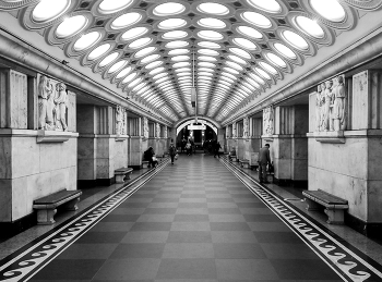 станция метро "Электрозаводская"(Арбатско-Покровская линия) / станция метро "Электрозаводская"(Арбатско-Покровская линия)