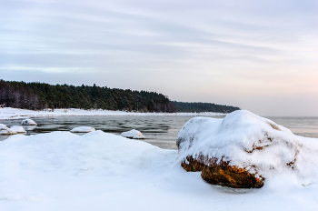 Финский залив в январе. / 2016 год.