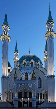 Кул-Шариф / Мечеть Кул-Шариф, зимний закат.