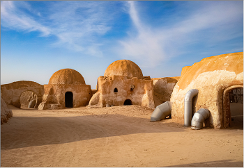Decor Star Wars Tunisie / Тунис, место съемок фильма &quot;Звездные войны&quot;
