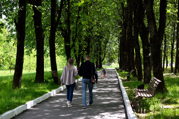 &nbsp; / В центральном парке...