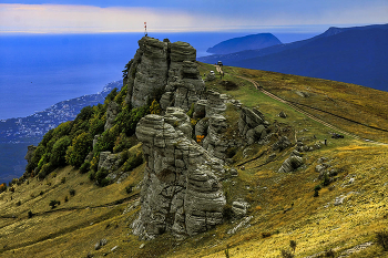 Скала Аленга / Южный Демирджи, Крым