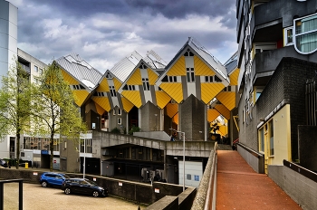 Кубические дома Ротердама / Нидерланды