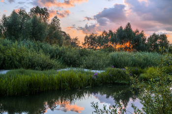 Закат. / ***