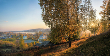 Осенние вечерние просторы / Уральская природа