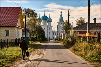 Ах, как хочется вернуться в городок... / Заостровье. В окрестностях Архангельска.