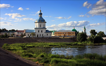 по Чувашии... / Чебоксары. Церковь Успения Пресвятой Богородицы. Река Чебоксарка. Чебоксарский залив.