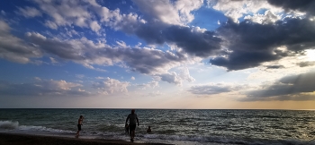 Чёрное море / Вечереетчёрное море вечереет