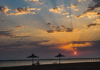 Сегодня на восходе в Макади бей. Красное море. / Египет.