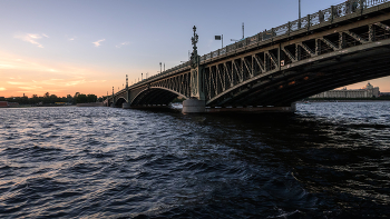 Троицкий мост / Санкт-Петербург, августовский вечер