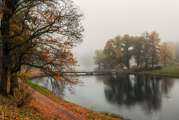 Очень скоро... Меланхоличная осень в Дворцовом парке, Гатчина. Октябрь. / Дождливый октябрь в Гатчинском парке.