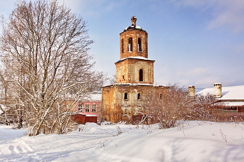 зимний полдень / Зимний сюжет из старого города Серпухов