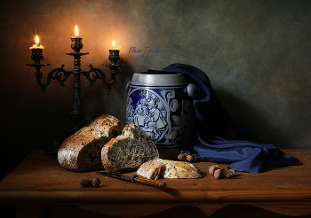 Вечерний хлеб / натюрморт с хлебом
