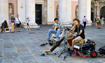 Музыка улиц / Италия, Триест, уличные музыканты
