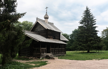 Церковь Успения Богородицы 1599 года из села Никулино / Витославлицы Новгородской области