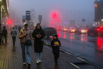 Город... / Поздняя осень в городе...