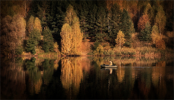 На озере / Осень. Октябрь.