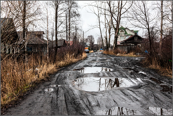 Зимы ждала... / Архангельск. Соломбала. Кемский посёлок. Начало ноября.