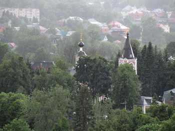 Летний дождь над городом / Сергиев Посад
