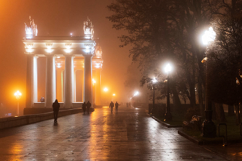 Вечерний туман / Туман в Волгограде