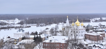 Заснеженный Гороховец / Ах, Гороховец, милый, скромный городок на Клязьме... Умеешь ты удивлять и западать в душу.