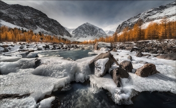 Лёд и Пламя / Алтай.
Долина реки Актру.
© https://phototravel.pro/phototravel2024/