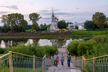 Вологодские зарисовки / летний, вечер, Вологда