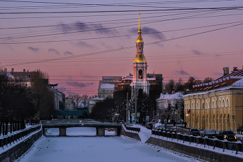 Колокольня / на закате