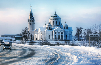 Сельское утро / Январь