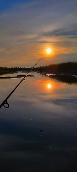 Вечерняя рыбалка / Вечер,закат,рыбалка