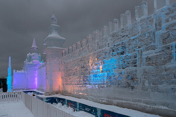 ледовая Москва / ледяные скульптуры в Москве