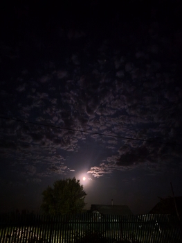 Луна / Красивое ночное небо