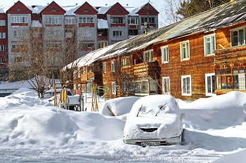 солнечный день / зимний новосибирский день