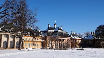 Горный дворец. / Летняя резиденция Саксонских королей в Пильниц, Дрезден.