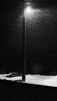 Ночь,улица,фонарь / Ночь,снегопад