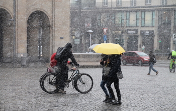 То ли дождик, то ли снег... / Непогода в Дрездене.