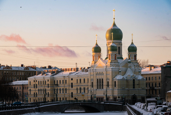Зимний город / Свято-Исидоровская церковь эстонского православного прихода.