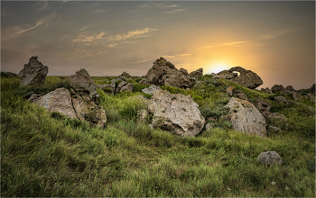 На закате / Крым