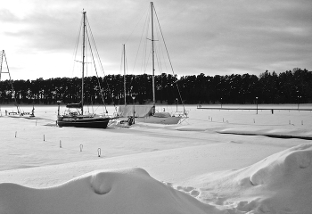 Прозимовали II / Интересно, что из года в год эти яхты оставляют зимовать на воде, во льдах.
Хельсинки, Вуосаари.

https://photocentra.ru/work/1076273?id_auth_photo=29736