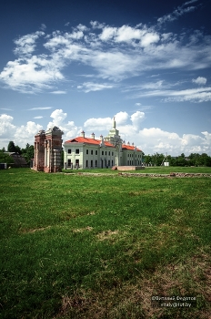 Ружанский палац / Архивное фото , начало реставрационных работ