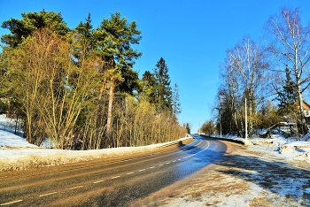 &quot;Снега потемнели синие вдоль загородных дорог ...&quot; / Весна ...