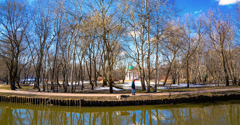 март / весна, парк Москва