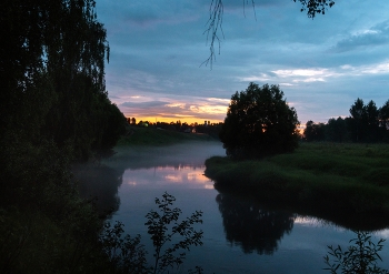 Летний вечер у реки / ***