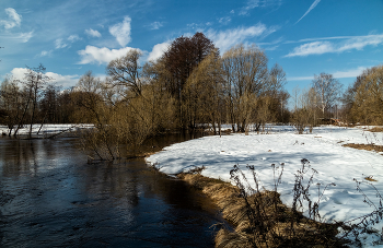 Весна, весна, весна. 08 / 30 Марта 2024. Восточное Подмосковье, река Дрезна.