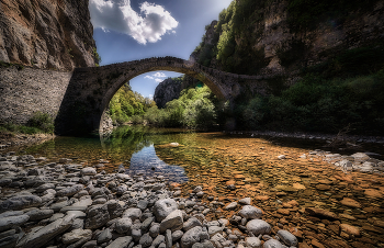про мост / Kokkorou ancient stone bridge, Греция