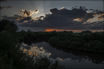 Закат над Уньгой / Кемерово, съёмка на закате