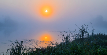 Доброе утро. / Рассвет на озере Сосновое.