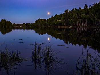 Восход луны над Черной Порзой / Майские прогулки