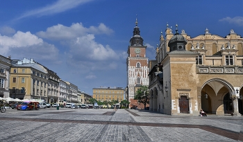 Рыночная площадь Кракова / Польша